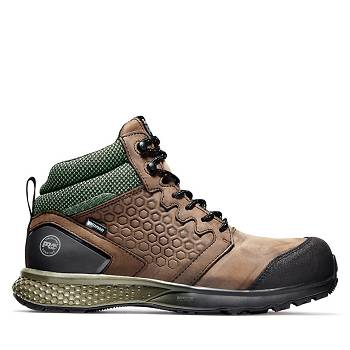 Timberland PRO Reaxion Comp Toe - Hnede Nepremokave Topanky Panske, TB0235F